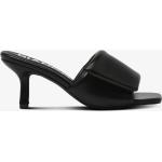 Bianco Sommer Sandaler med hæl i Læder med bred sål Med velcro Hælhøjde 5 - 7 cm Størrelse 36 Foret til Damer på udsalg 