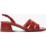 Røde Bibi Lou Sommer Sandaler med hæl i Læder med rem Hælhøjde 3 - 5 cm Størrelse 36 til Damer 