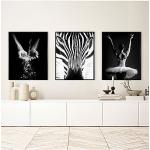Canvas billeder med Zebra mønster på udsalg 