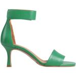 Grønne Billi Bi Sommer Sandaler med velcro Spool hæle Med velcro med runde skosnuder Størrelse 41 til Damer 
