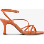 Orange Billi Bi Sommer Sandaler med hæl i Læder med rem Hælhøjde 5 - 7 cm Størrelse 41 til Damer på udsalg 