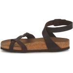 Birkenstock Women’s Yara Ankle Strap Sandals (Yara Fl) - Brown Habana, size: 35 EU