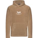 Blåvand Fleece Hoodie Tops Sweatshirts & Hoodies Hoodies Brown H2O