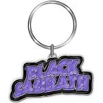 Black Sabbath - Rock band metal keyring (logo), Purple