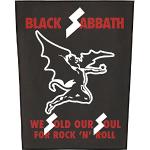 Black Sabbath We Sold Our Souls Backpatch