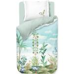 Blomstret sengetøj - 140x220 cm - Jolie white - Sengesæt med 2 i 1 design - 100% bomuld - Pip Studio sengetøj