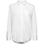 Hvide Tom Tailor Langærmede skjorter i Poplin Med lange ærmer Størrelse XL 