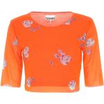 Orange Ganni T-shirts Størrelse XL til Damer på udsalg 