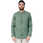 Grønne Klassiske Armani Exchange Langærmede skjorter i Hør Med lange ærmer Størrelse XXL til Herrer 