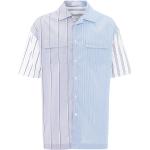 Flerfarvede J.W. Anderson Sommer Kortærmede skjorter i Bomuldsblanding med korte ærmer Størrelse XL med Striber til Herrer på udsalg 