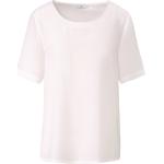 Hvide Peter Hahn Kortærmede skjorter med rund udskæring med korte ærmer Størrelse XL til Damer 