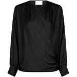 Sorte Neo Noir Bluser i Polyester med V-udskæring Størrelse XL til Damer 