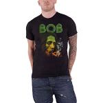 Rockoff Trade Herren Bob Marley Smoking Da ERB T-Shirt, Schwarz, XL
