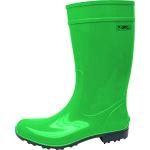 Lysegrønne Klassiske Efterårs Herregummistøvler i PVC Størrelse 40 på udsalg 