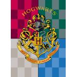 Børnetæppe - Harry Potter - 100x140 cm - Blødt og lækkert Fleece tæppe - Borg Living