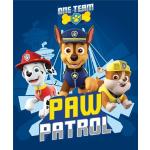 Børnetæppe - Paw Patrol - 100x140 cm - Blødt og lækkert Fleece tæppe - Borg Living