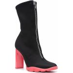 Alexander McQueen Ankelstøvler i Gummi blokhæle Med lynlåse Størrelse 38.5 til Damer på udsalg 