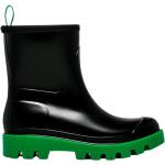 Sorte Gia Borghini Vinter Læderstøvler i Gummi med bred sål Størrelse 38 til Damer 
