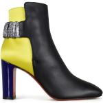 Flerfarvede Christian Louboutin Læderstøvler i Læder Med elastik Størrelse 36.5 til Damer på udsalg 