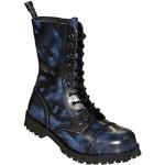 Boots and Braces 10 Eyelet Lace Up Boot - Navy, blue
