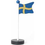 Bordflag i træ - 25 cm - Svensk