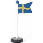 Bordflag i træ - H 20 cm - Svensk