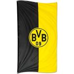 Borussia Dortmund 34134400 Hoisting Flag 100 cm x 200 cm in Portrait Format, Black/Yellow, 100 x 200 x 1 cm