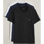 Sorte HUGO BOSS BOSS Black T-shirts med rund hals i Bomuld med rund udskæring Størrelse XL 3 stk til Herrer 