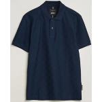 Mørkeblå HUGO BOSS BOSS Black Kortærmede polo shirts i Jersey med korte ærmer Størrelse XL til Herrer 