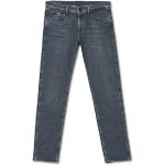 Grå HUGO BOSS BOSS Black Slim jeans i Denim Størrelse XL med Stretch til Herrer 