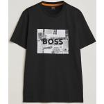 Sorte HUGO BOSS Boss Orange T-shirts med rund hals i Bomuld med rund udskæring med korte ærmer Størrelse XL til Herrer 