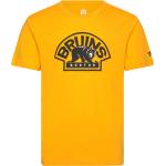 Boston Bruins Primary Logo Graphic T-Shirt Sport T-Kortærmet Skjorte Yellow Fanatics