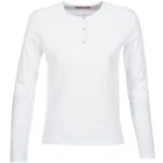 Hvide Langærmede t-shirts Med lange ærmer Størrelse XXL til Damer 