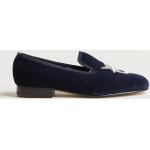 Blå Elegant Højhælede sko i Fløjl Størrelse 40.5 til Damer 