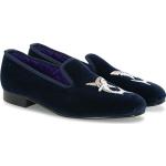 Blå Elegant Højhælede sko i Fløjl Størrelse 44 til Damer 
