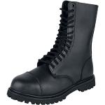 Brandit Phantom Ranger leather boots, shoes, black, (steel toe cap). - Black - 44 EU