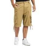Brandit Urban Legend Vintage Cargo Shorts (S to 7XL) (Brandit Urban Legend Shorts) - beige, size: m