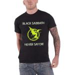Bravado Herren T-Shirt Black Sabbath - Never Say Die, Gr. Small (Herstellergröße: Small) schwarz