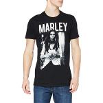 Bravado Men's Bob Marley Black & White T-Shirt, Black, Large