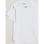 Hvide Bread & Boxers Økologiske Bæredygtige T-shirts med rund hals i Bomuld med rund udskæring Størrelse XL til Herrer 