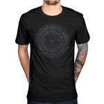 Rockoff Trade Herren Kaleidoscope T-Shirt, Schwarz (Black Black), L