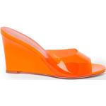 Orange Sommer Sandaler med kilehæl Kilehæle Størrelse 38 til Damer 