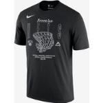 Sorte Casual Brooklyn Nets Nike NBA T-shirts Størrelse XL til Herrer på udsalg 