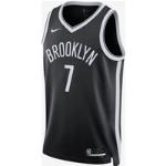 Brooklyn Nets Icon Edition 2022/23 Nike Dri FIT NBA Swingman trøje til mænd sort