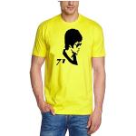 BRUCE LEE 71 T-Shirt S - XXL Yellow yellow Size:M