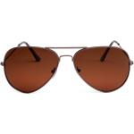 Brune Polariserede solbriller Størrelse XL 