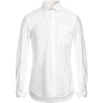 Hvide Klassiske Burberry Langærmede skjorter i Bomuld Med lange ærmer Størrelse XL til Herrer 
