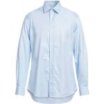 Himmelblå Klassiske Burberry Langærmede skjorter i Bomuld Med lange ærmer Størrelse XL til Herrer 