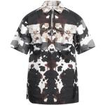 Sorte Klassiske Burberry Kortærmede skjorter i Polyamid med korte ærmer Størrelse XL med Camouflage til Herrer på udsalg 