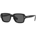 Sorte Burberry Firkantede solbriller i Acetat Størrelse XL til Herrer 